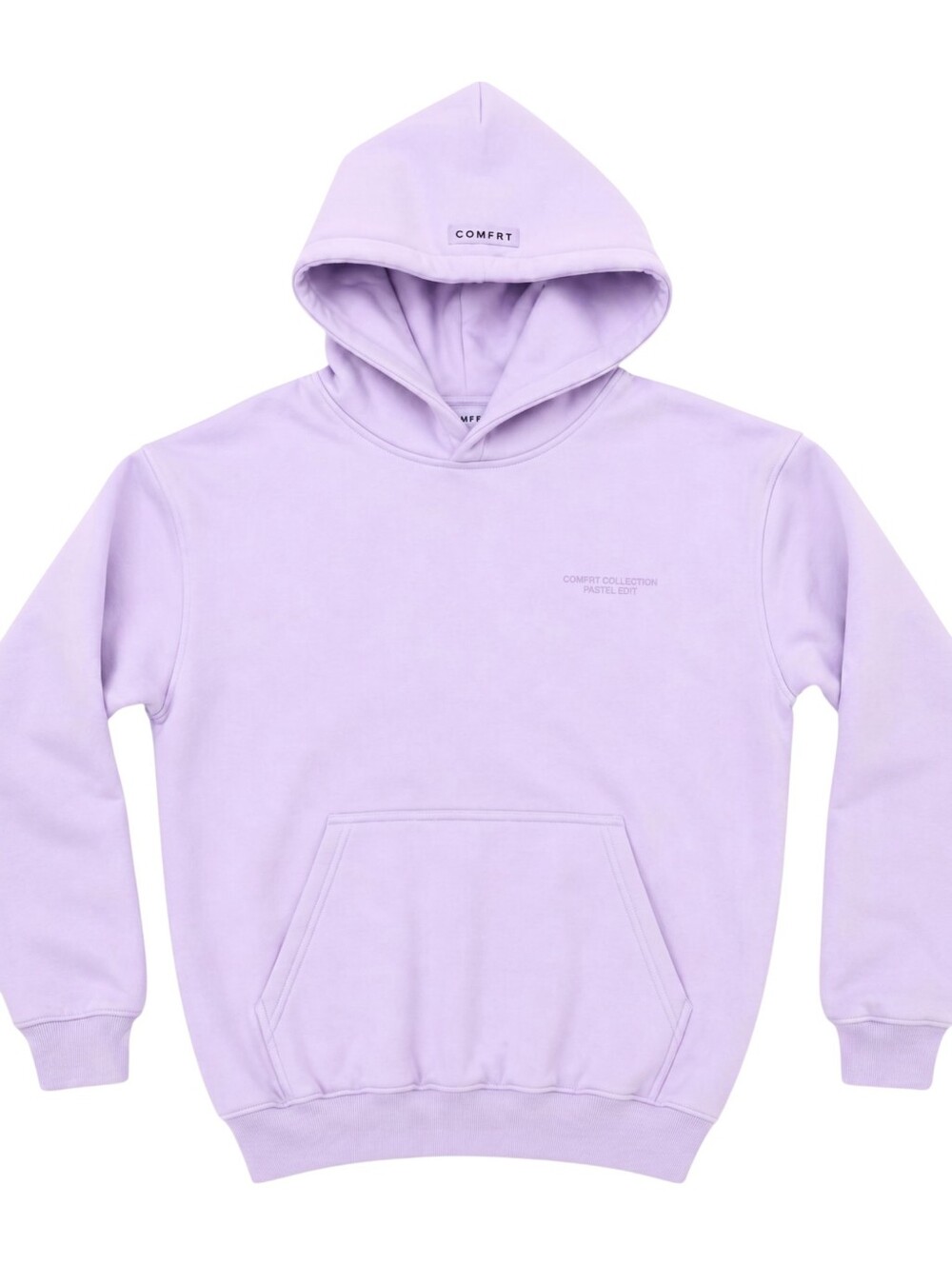Comfrt Pastel Edit Hoodie Lilac Purple Oversized Heavyweight Fleece NWOT Large